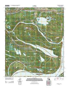 Bedford Louisiana Historical topographic map, 1:24000 scale, 7.5 X 7.5 Minute, Year 2012