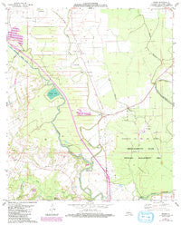Beggs Louisiana Historical topographic map, 1:24000 scale, 7.5 X 7.5 Minute, Year 1983