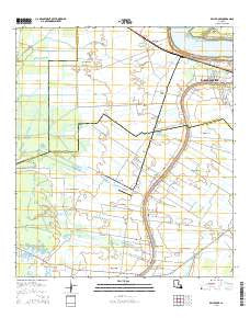 Belle Rose Louisiana Current topographic map, 1:24000 scale, 7.5 X 7.5 Minute, Year 2015