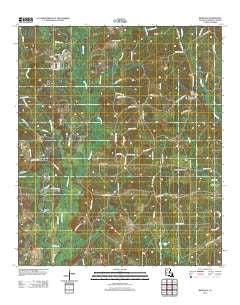 Bienville Louisiana Historical topographic map, 1:24000 scale, 7.5 X 7.5 Minute, Year 2012
