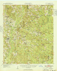 Bienville Louisiana Historical topographic map, 1:62500 scale, 15 X 15 Minute, Year 1949