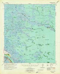 Black Bay Louisiana Historical topographic map, 1:62500 scale, 15 X 15 Minute, Year 1964