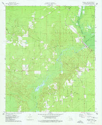 Bodcau Lake Louisiana Historical topographic map, 1:24000 scale, 7.5 X 7.5 Minute, Year 1975