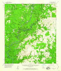 Bon Wier Louisiana Historical topographic map, 1:62500 scale, 15 X 15 Minute, Year 1959