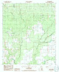 Bond Louisiana Historical topographic map, 1:24000 scale, 7.5 X 7.5 Minute, Year 1986