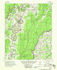 Bonita Louisiana Historical topographic map, 1:62500 scale, 15 X 15 Minute, Year 1958