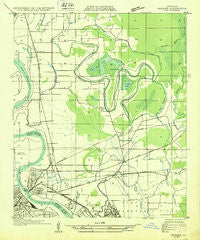 Bossier SW Louisiana Historical topographic map, 1:31680 scale, 7.5 X 7.5 Minute, Year 1932