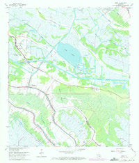 Bourg Louisiana Historical topographic map, 1:24000 scale, 7.5 X 7.5 Minute, Year 1963