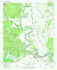Boyce Louisiana Historical topographic map, 1:24000 scale, 7.5 X 7.5 Minute, Year 1971