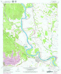 Boyce Louisiana Historical topographic map, 1:24000 scale, 7.5 X 7.5 Minute, Year 1971