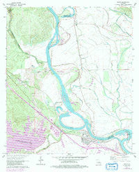 Boyce Louisiana Historical topographic map, 1:24000 scale, 7.5 X 7.5 Minute, Year 1971