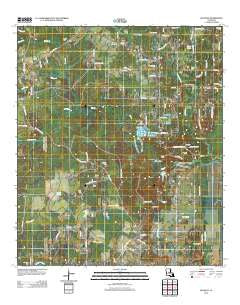 Buckeye Louisiana Historical topographic map, 1:24000 scale, 7.5 X 7.5 Minute, Year 2012