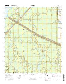 Buckeye NE Louisiana Current topographic map, 1:24000 scale, 7.5 X 7.5 Minute, Year 2015