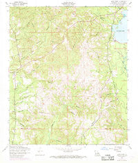 Burr Ferry Louisiana Historical topographic map, 1:24000 scale, 7.5 X 7.5 Minute, Year 1954