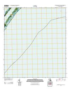 Burrwood Bayou East Louisiana Historical topographic map, 1:24000 scale, 7.5 X 7.5 Minute, Year 2012