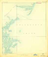 Cat Island Mississippi Historical topographic map, 1:62500 scale, 15 X 15 Minute, Year 1893