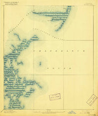 Cat Island Mississippi Historical topographic map, 1:62500 scale, 15 X 15 Minute, Year 1893