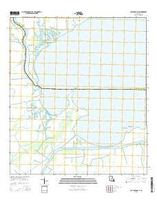 Catahoula Bay Louisiana Current topographic map, 1:24000 scale, 7.5 X 7.5 Minute, Year 2015