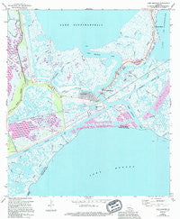 Chef Menteur Louisiana Historical topographic map, 1:24000 scale, 7.5 X 7.5 Minute, Year 1967