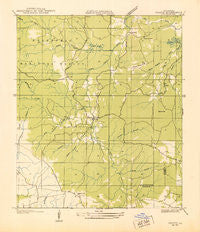 Chopin NW Louisiana Historical topographic map, 1:31680 scale, 7.5 X 7.5 Minute, Year 1937