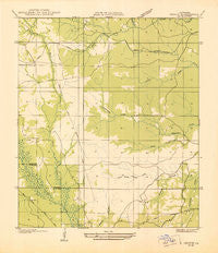 Chopin SE Louisiana Historical topographic map, 1:31680 scale, 7.5 X 7.5 Minute, Year 1937