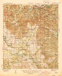 Chopin Louisiana Historical topographic map, 1:62500 scale, 15 X 15 Minute, Year 1944