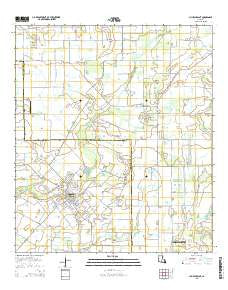 Church Point Louisiana Current topographic map, 1:24000 scale, 7.5 X 7.5 Minute, Year 2015