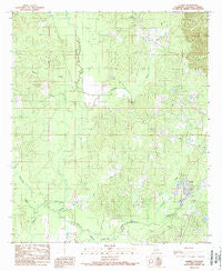 Clark Louisiana Historical topographic map, 1:24000 scale, 7.5 X 7.5 Minute, Year 1989