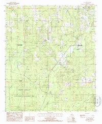 Clay Louisiana Historical topographic map, 1:24000 scale, 7.5 X 7.5 Minute, Year 1985