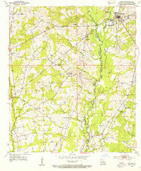 Clinton Louisiana Historical topographic map, 1:24000 scale, 7.5 X 7.5 Minute, Year 1954