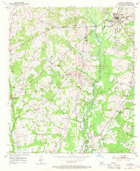 Clinton Louisiana Historical topographic map, 1:24000 scale, 7.5 X 7.5 Minute, Year 1954