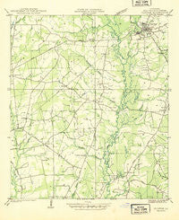 Clinton Louisiana Historical topographic map, 1:31680 scale, 7.5 X 7.5 Minute, Year 1946