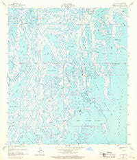 Cocodrie Louisiana Historical topographic map, 1:24000 scale, 7.5 X 7.5 Minute, Year 1957