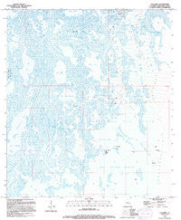Cocodrie Louisiana Historical topographic map, 1:24000 scale, 7.5 X 7.5 Minute, Year 1994