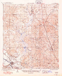 Colfax Louisiana Historical topographic map, 1:62500 scale, 15 X 15 Minute, Year 1936