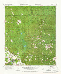 Colfax Louisiana Historical topographic map, 1:62500 scale, 15 X 15 Minute, Year 1956