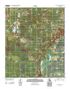 Collinston West Louisiana Historical topographic map, 1:24000 scale, 7.5 X 7.5 Minute, Year 2012