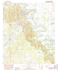 Columbia Louisiana Historical topographic map, 1:24000 scale, 7.5 X 7.5 Minute, Year 1989