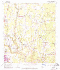 Comite Louisiana Historical topographic map, 1:24000 scale, 7.5 X 7.5 Minute, Year 1962