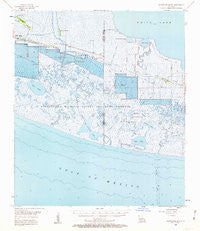 Constance Bayou Louisiana Historical topographic map, 1:62500 scale, 15 X 15 Minute, Year 1955