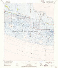 Constance Bayou Louisiana Historical topographic map, 1:62500 scale, 15 X 15 Minute, Year 1955