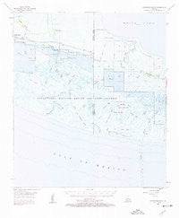 Constance Bayou Louisiana Historical topographic map, 1:62500 scale, 15 X 15 Minute, Year 1955