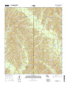 Cotton Plant Louisiana Current topographic map, 1:24000 scale, 7.5 X 7.5 Minute, Year 2015