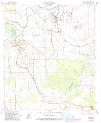 Cottonport Louisiana Historical topographic map, 1:24000 scale, 7.5 X 7.5 Minute, Year 1966