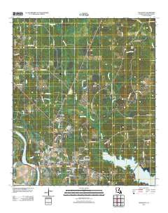 Coushatta Louisiana Historical topographic map, 1:24000 scale, 7.5 X 7.5 Minute, Year 2012