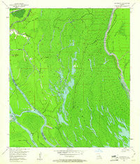 Cow Bayou Louisiana Historical topographic map, 1:24000 scale, 7.5 X 7.5 Minute, Year 1953
