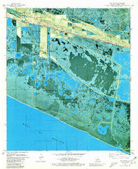 Cow Island Louisiana Historical topographic map, 1:24000 scale, 7.5 X 7.5 Minute, Year 1979