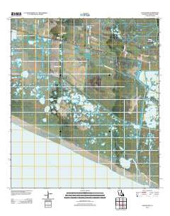 Cow Island Louisiana Historical topographic map, 1:24000 scale, 7.5 X 7.5 Minute, Year 2012