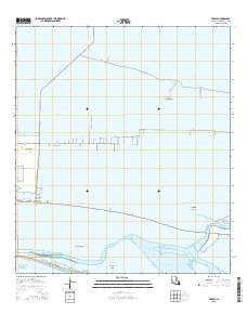 Creole Louisiana Current topographic map, 1:24000 scale, 7.5 X 7.5 Minute, Year 2015