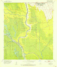 Crescent Louisiana Historical topographic map, 1:24000 scale, 7.5 X 7.5 Minute, Year 1953